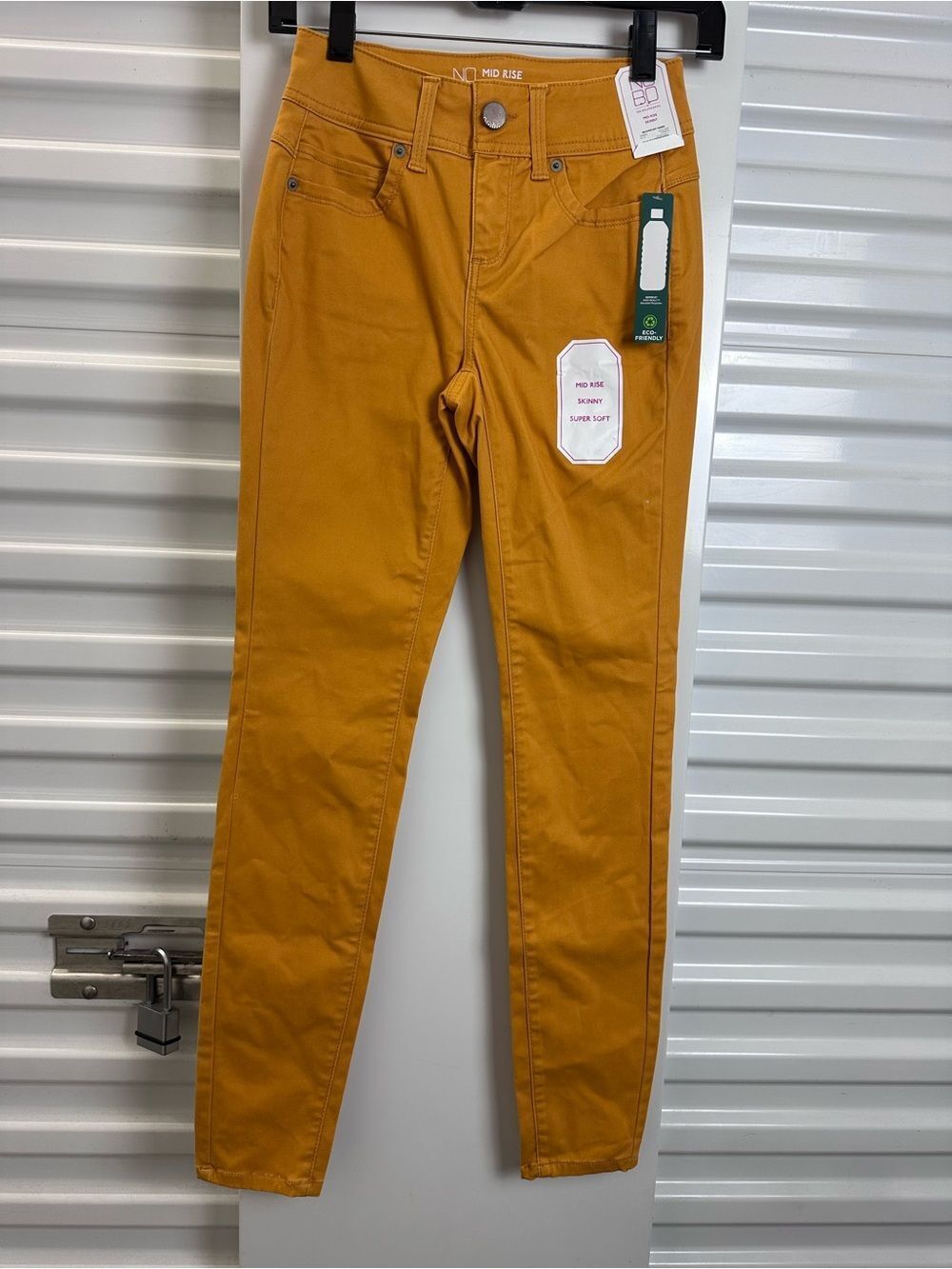 NOBO Mustard Mid Rise Skinny Jeans - Vibrant Yellow